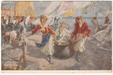 ILLUSTRATORE - ARTIST SIGNED - L. BAZZARO - IL BUCATO IN FAMIGLIA -97008-