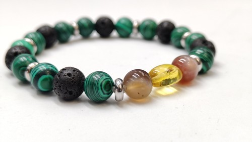 Bracciale uomo donna ambra - uomo,
