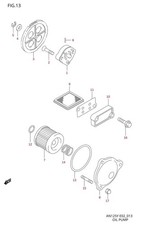 O Ring originale Suzuki GSX-R1000 K7 - K8 per 11342-41G10 09280-54001-000