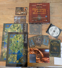 Baldur's Gate II Collector's Edition PC ITA box rossa completa T-shirt mancante