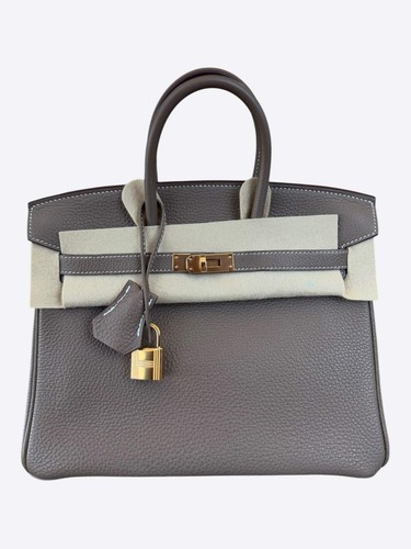 Hermes etoupe togo - hermes, gold