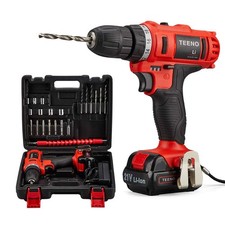 Avvitatore a Batteria 21V 2 Velocità Trapano a Batteria 1*Batterie al Litio