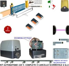 KIT MOTORE 220 V CANCELLO