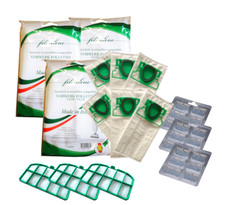 18 SACCHETTI FOLLETTO VK200 VK220S 18 PROFUMI 3 FILTRI MOTORE MADE IN ITALY