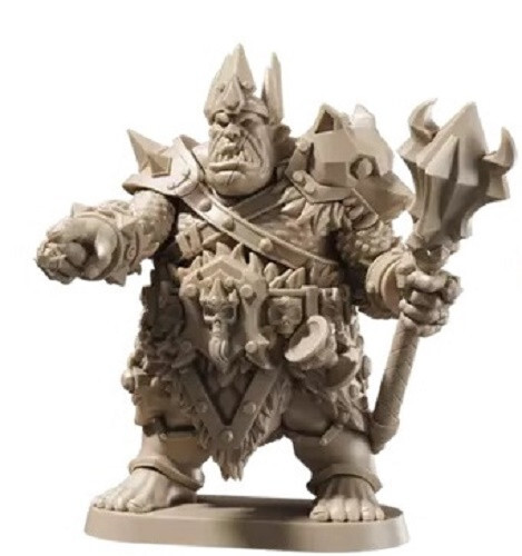 Heroquest against the ogre - against,