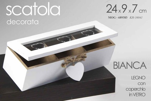 Scatola legno portatutto - , 3