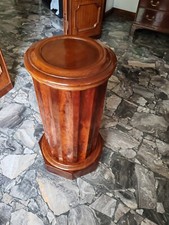 Originale colonna lavabo dell'800 in mogano 