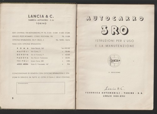 Lancia autocarro 3ro - 3, ro