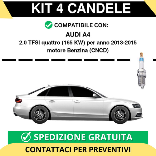 Kit candele per audi 2 - kit, 2.0