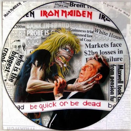Iron maiden picture - disc, ex