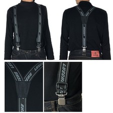 Bretelle nere e verdi per