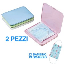 2X Porta mascherine custodia