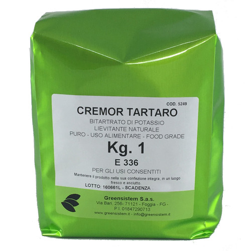 Cremor tartaro - cremor, kg.