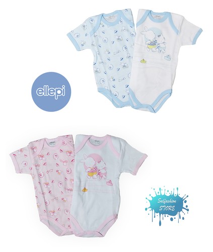 Body neonati mezza manica - , 100%
