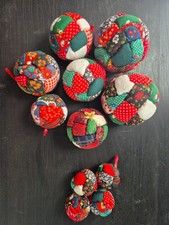 Palline natalizie patchwork