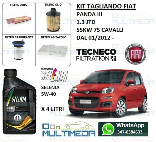 Kit tagliando filtri olio - filtri,