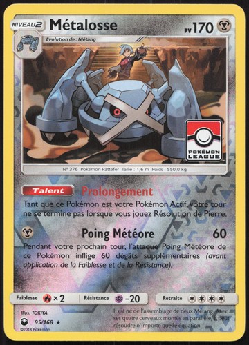 Carte pokémon métalosse - carte,