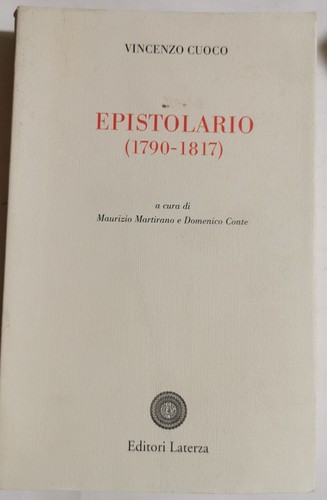 Vincenzo cuoco epistolario - -,