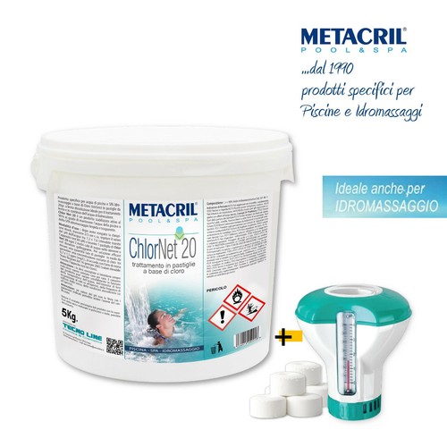 Chlor net 5kg dosatore - chlor, +