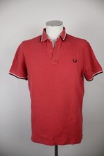 FRED PERRY POLO MAGLIA UOMO COTONE 46" 117CM SLIM MAN T-SHIRT CASUAL VINTAGE