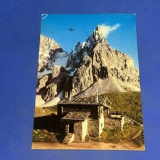 DOLOMITI PASSO ROLLE TRENTINO BAITA G. SEGANTINI - CARTOLINA - A COLORI