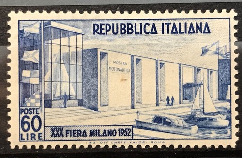 Italia 1952 60l blu 30 - blu, 30°