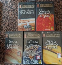 LOTTO 5 VHS L'UNIVERSO GRANDE