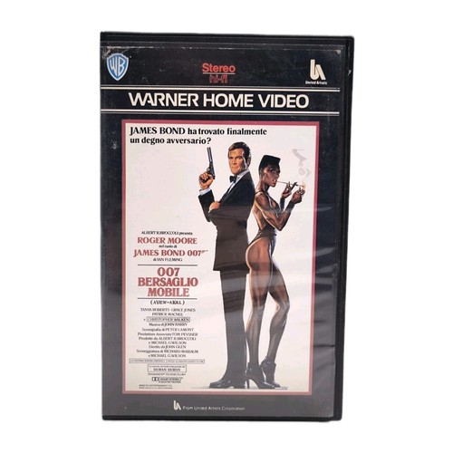 Vhs 007 bersaglio mobile 1986 - vhs,