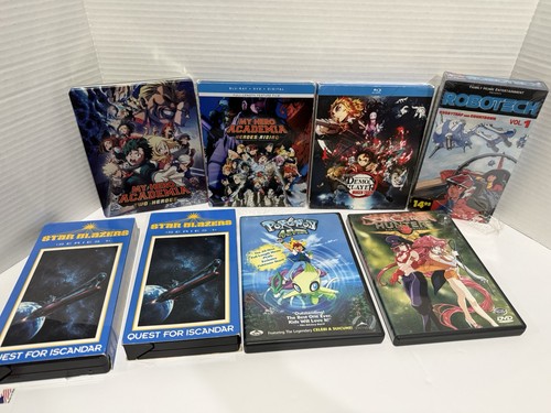 Anime vhs dvd blu ray - anime,