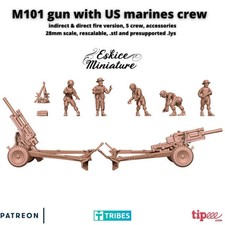 Wwii usmc m101 obice - wwii,