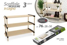 SCAFFALE MODULARE BASSO 3