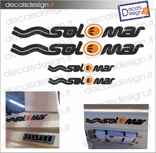 Kit adesivi scritte gommone - 4,