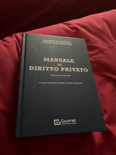 Manuale diritto privato - manuale,