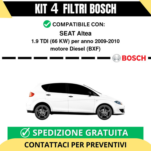Kit bosch filtri tagliando - bosch, 4