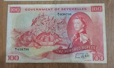 Seychelles 1972 100 Rupees P18c Vf