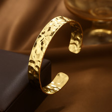 Bracciale donna rigido dorato