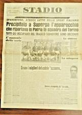 GRANDE TORINO, TRAGEDIA SUPERGA - STADIO 5 maggio 1949