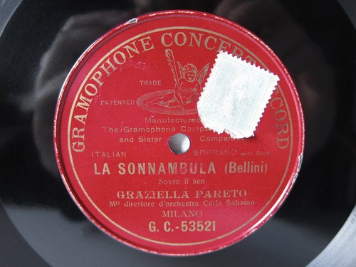 78rpm graziella pareto - pareto, sings