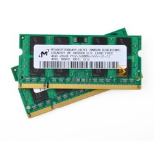 Micron 2x 4 GB 8 GB 2Rx8 PC2-5300S RAM DDR2 667 MHz memoria computer portatile SO-DIMM RAM~