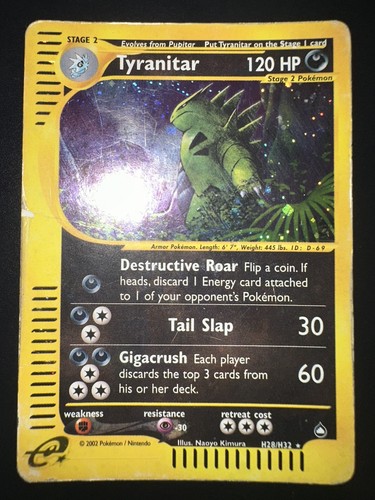 Pokemon card tyranitar - -,