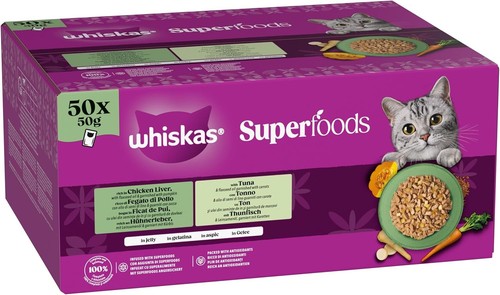 Whiskas superfoods cibo umido - cibo,