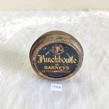 Vintage Punchbowle Barneys Tabacco Pubblicità Scatola di Latta Inghilterra Old