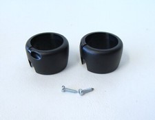 ~ Nuovo Vintage SELEV ANELLO Manubrio Barra Nastro Bloccaggio Nero - Made in Italy ~