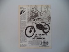 advertising Pubblicità 1981 MOTO SWM 320 TRIAL