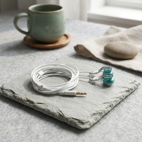 Cuffie piatte cablate - cuffie, blu