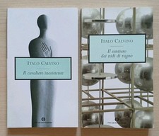 ITALO CALVINO 2 Libri  Il Cavaliere Inesistente+Il Sentiero dei nidi di Ragno E1