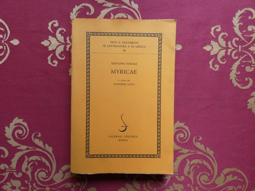 Myricae giovanni pascoli - myricae,