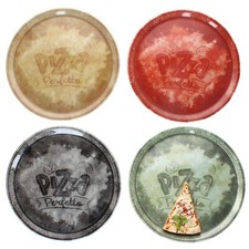Set 4 pezzi piatti pizza