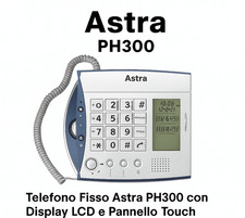 Telefono fisso astra ph300 con - telefono,
