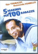 5 MARINES PER 100 RAGAZZE DVD NUOVO CELLOPHANATO PRIMA EDIZIONE MEDUSA VIDEO